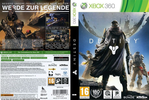 Jogo Destiny Xbox 360 Original Midia Fisica Novo Lacrado