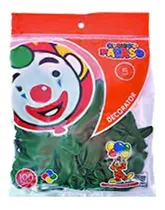 Comprar Globo Latex Decorator Redondo N° 5 Payaso C\u002F100 Piezas Color Verde Esmeralda