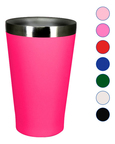 Mini Vaso Para Camping Acero Inoxidable Doble Pared 140 Ml