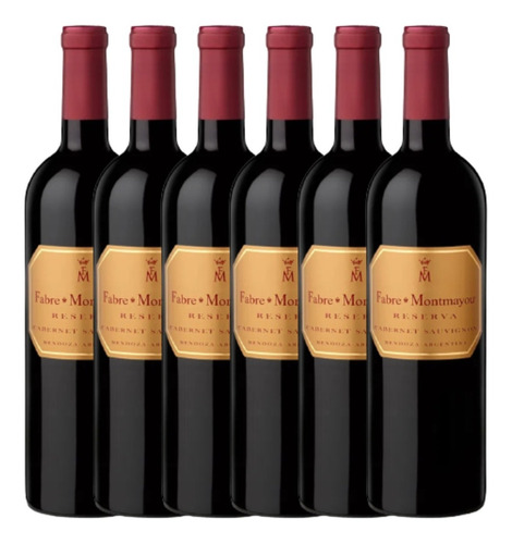 Vino Fabre Montmayou Reserva Cabernet Sauvignon Caja X6