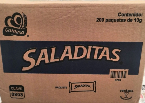 Galleta Salada Gamesa 200 Sobres De 13 Gr C/u