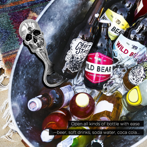 Skull Beer Bottle Opener Bartender Bottle Opener Vintage Dad