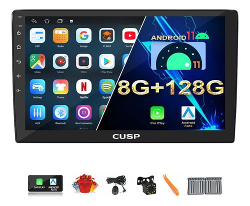 Radio Estéreo Para Coche De 26 Cm Android Con Apple Carplay