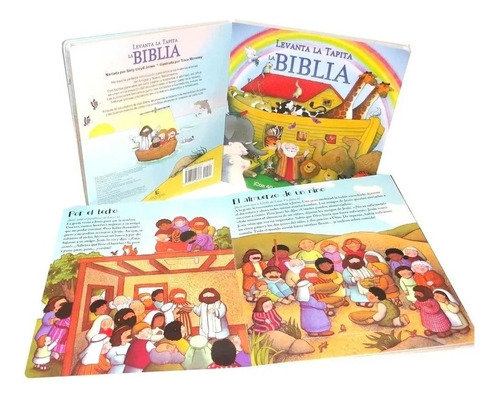 La Biblia Para Niños Con 40 Tapitas Para Abrir