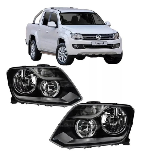 Juego Optica Amarok 2010 2011 2012 2013 Tdi Starline Con Aux