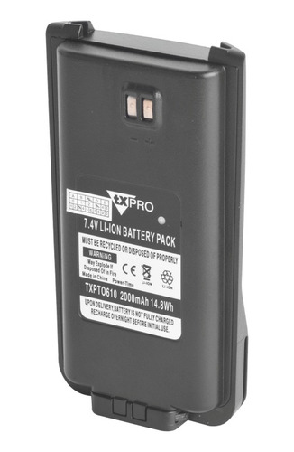 Batería De Li-ion, 2000 Mah, Para Radio Tc-610 Txpro