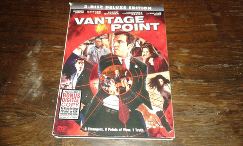 Dvd Original Vantage Point - Justo En La Mira - Quaid