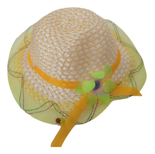 Capelina Sombrero Infantil Niña Nena Verano Sol Colores