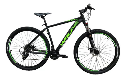 Bicicleta Mtb Firebird R29 Shimano Disco Suspension Color Negro/verde