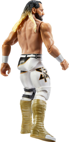 Boneco De Ação Mattel Wwe Seth Rollins De 6 Polegadas Com 10