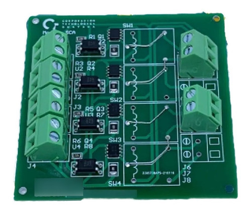 Tarjeta De Protección Computadora Vehicular Ecu 4 Canales