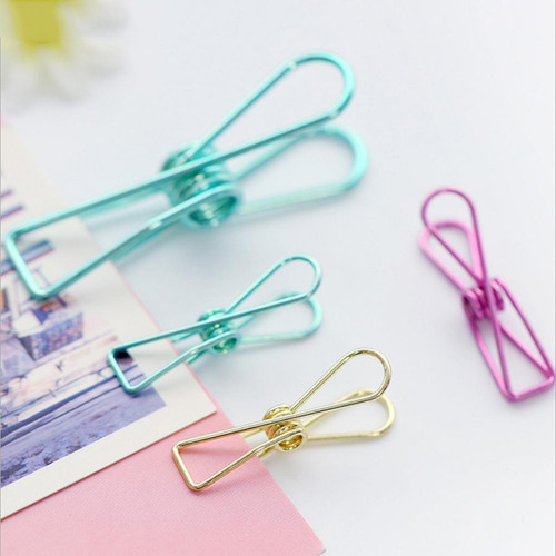 Office Paper Letter Grip Clip Verde S