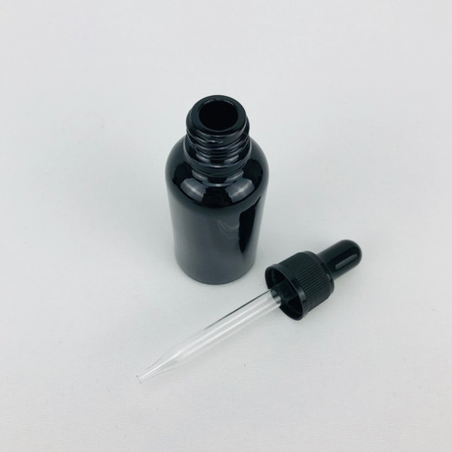 Frasco Gotero 30 Ml Coated Pipeta Cristal Recta 45pz