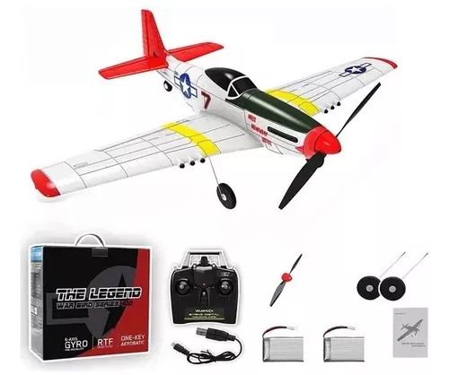 Aeromodelo Piper Avião De Controle Remoto Trainer 4ch Kit 4