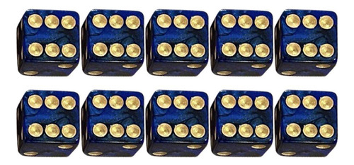 2 Juego De Dados Acrílicos De Seis Caras, Juguetes De 16 Mm