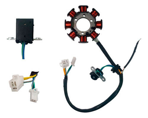 Bobina Coronilla 8 Modulos 4 Huecos 5 Pin Pulser 2 Cables Mo