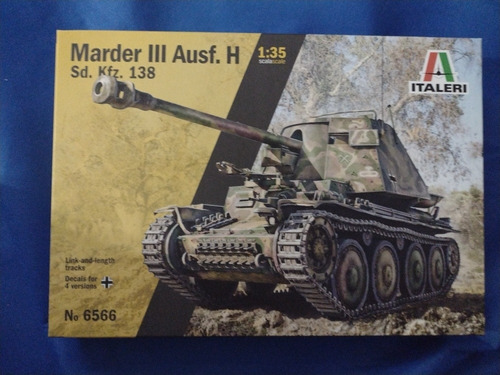 Marder Iii Ausf. H Sd Kfz. 138 1/35 Italeri 6566