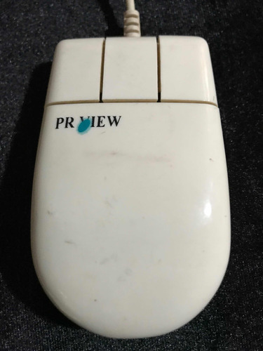 Mouse Antiguo Pr View Puerto Serial Ms Pc