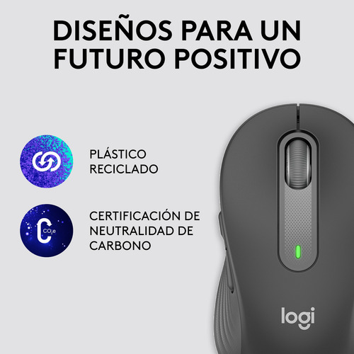 Mouse Logitech Signature M650 Large Grafito - Revogames