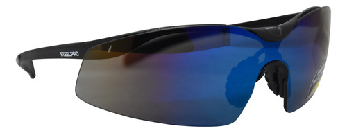 Gafas De Seguridad Polaris Blue Mirror Pack X 12 Steelpro