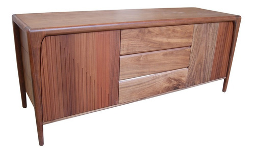 Bufetera Trinchador Estilo Mid Century En Madera Koot