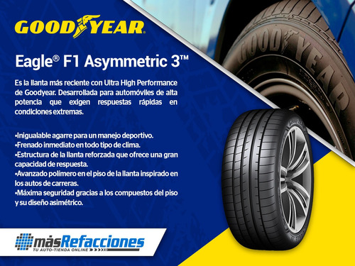 1- Llanta 102w Goodyear Eagle F1 Asymmetric 3 265/35r22