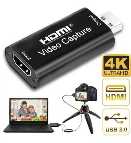 Capturadora De Video With Audio 1080p 60 FPS Live Streaming HDMI