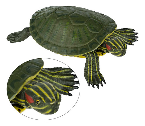 Tortuga Corredera Brasileña De Orejas Rojas De 5.5 Pulgadas