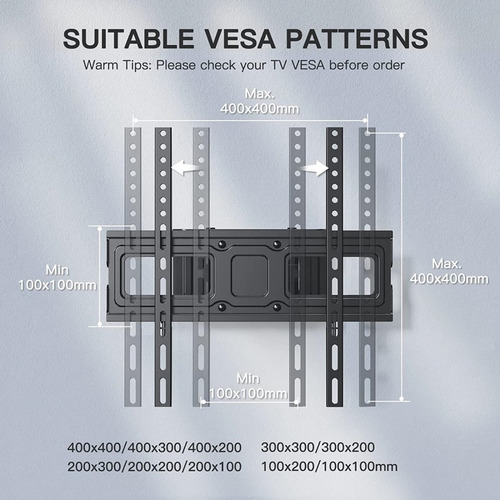 Soporte Pared P5 Tv 42,43,49,50,55,58,60 A 65 Doble Brazo