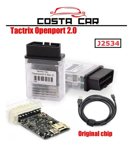 Scanner Interface J2534 Tactrix Obd2 Reprogramador Openport