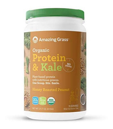 Increíble Hierba Proteína Vegana &kale En Polvo: 20g De Pro