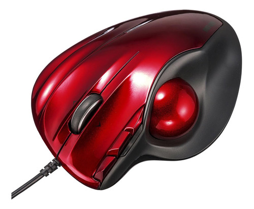 Mouse Sanwa Rollerball Con Cable/rojo