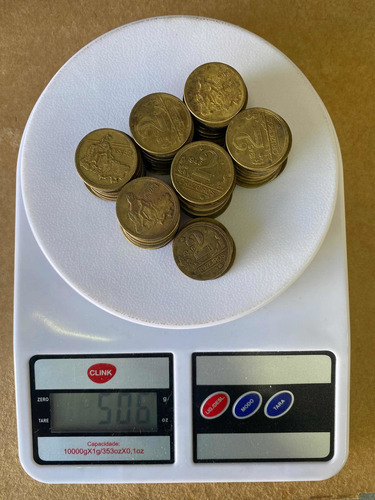 Rkg1. 65 Moedas De 2 Cruzeiros P Aliança/coleção 500 G