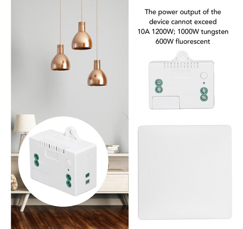 Kit Receptor De Interruptor De Luz Sem Fio, Controle Remoto