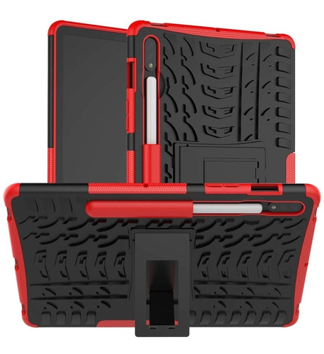 Funda Reforzada C Soporte Compatible Con Samsung Tab S7 T870