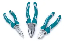 Comprar Kit 3 Pinzas Universal Punta Alicate Acero Total Industrial