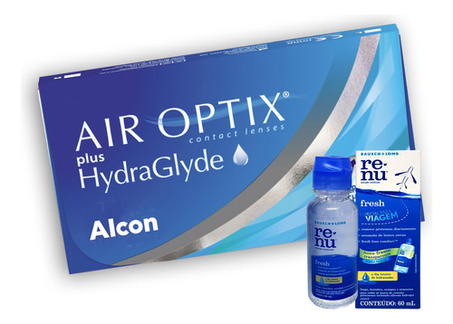 Lentes De Contato Air Optix Plus Hydraglyde