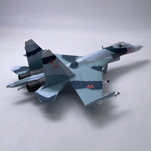 Escala 1:100 Ala Sukhoi Su-27 Avión Ruso Aerolíneas