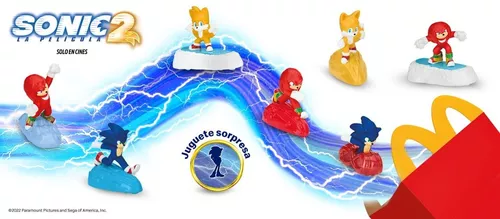 Tails Filme Sonic 2, Brinquedo Mcdonalds Nunca Usado 92592749