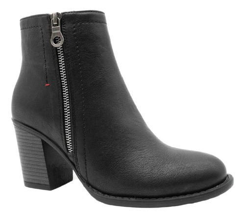 Botin Sintetico Negro 388-2302 Bonny Franco