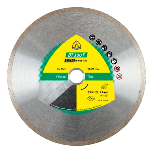 Disco Diamantado Continuo Dt300f 7''x1,6mm - Klingspor