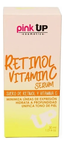 Pink Up Sérum Retinol Vitamina C 30 Ml Todo Tipo Piel