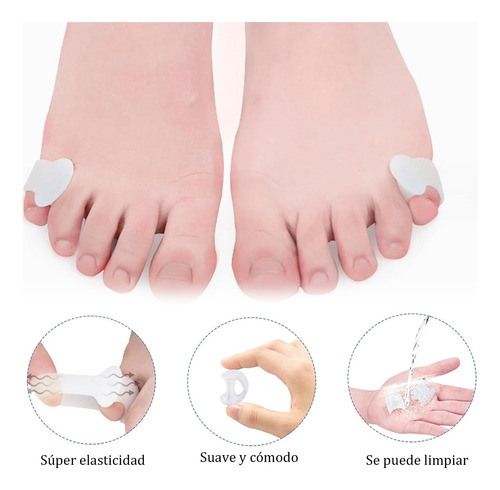 Generic Conjunto De 10 Piezas Separador De Dedos Pies, De