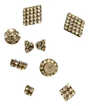 Comprar Botones Antiguos En Strass (8) (retira En La Paloma Rocha)