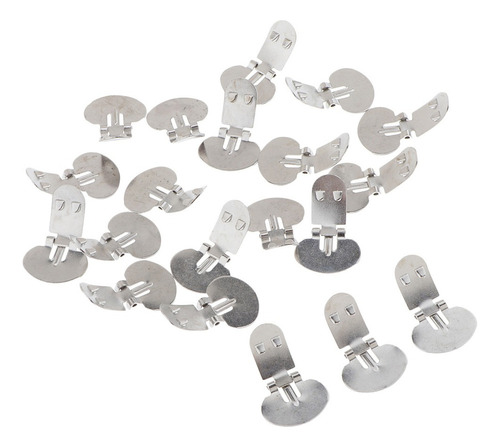 20pack Clips De Ropa De Zapatos En Blanco Plano De Acero