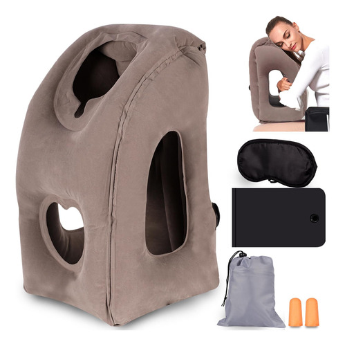 Almohada De Viaje Inflable, Almohada Inflable Para El Cuello