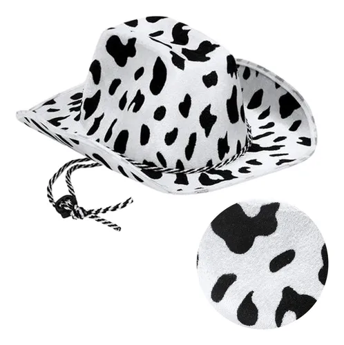 Sombrero De Vaquero Con Estampado De Vaca Sombrero De