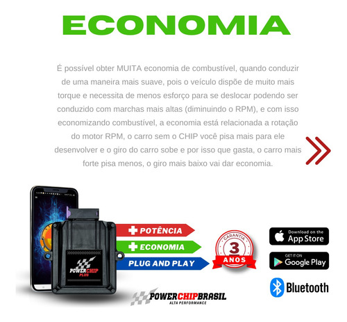 Chip Potência P/ Toro 1.3 Turbo Flex 185cv +40cv +7kgfm Torq
