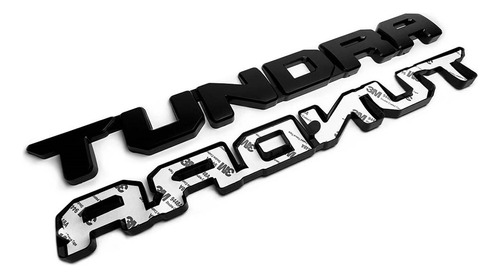 Cubiertas Para Emblemas Toyota Tundra 2007-2013 Negro Mate
