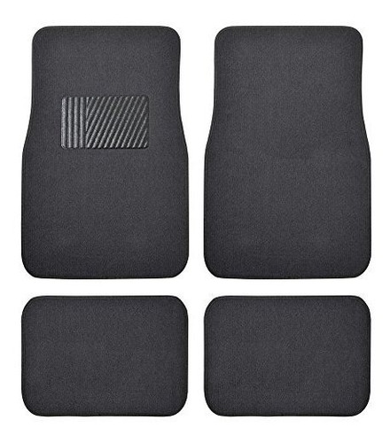 Bdk Gray Heavy Duty Front Amp; Rear Carpet Floor Mats 4wnbd